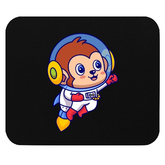 Flying Monkey Astronaut Mouse Pads