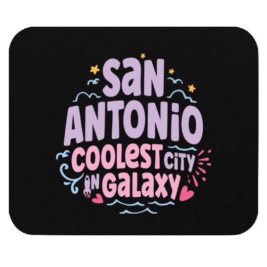 San Antonio Coolest Galaxy Mouse Pads