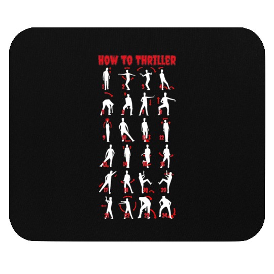 How To Thriller ( for Dark Colours) Mouse Pads