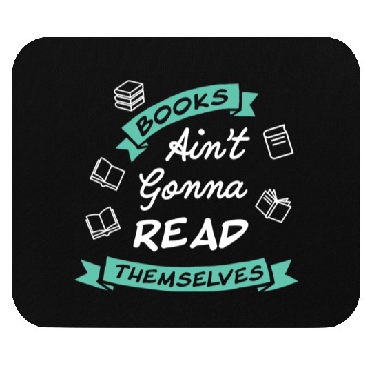 Funny Reading Teacher Bookworm Bookstore Book Mouse Pads