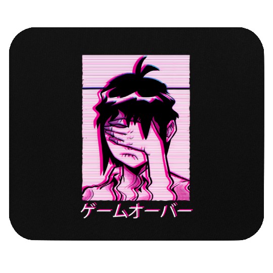 Vaporwave E Japanese Aesthetic Anime Sad E Mouse Pads