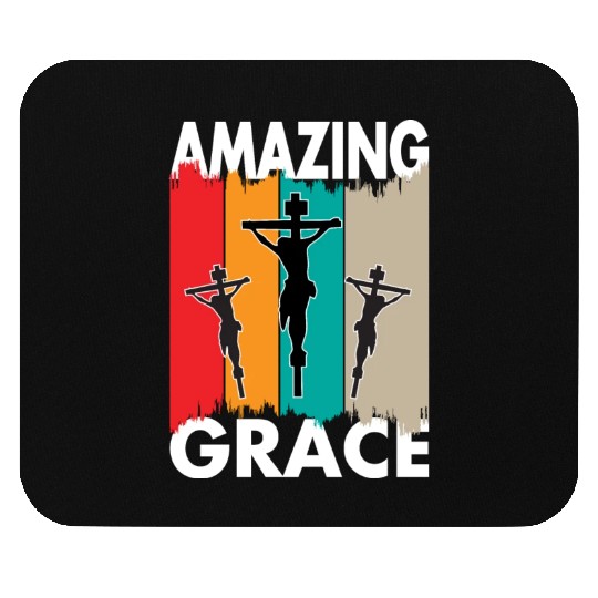 Amazing Grace Love Jesus Christian Christmas Mouse Pads