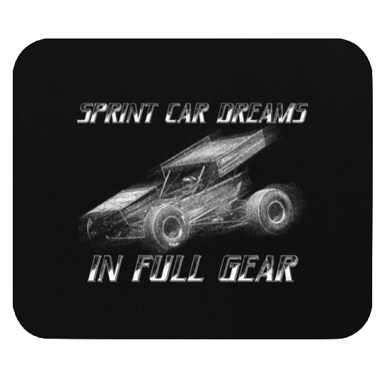 Sprint Car Mom Dirt Track Racing Racing Race Day Mouse Pads