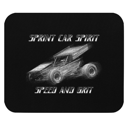 Sprint Car Mom Dirt Track Racing Racing Race Day Mouse Pads