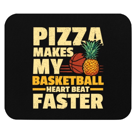 Pineapple Basketball Tropical Fruit Summer Sport Mouse Pads