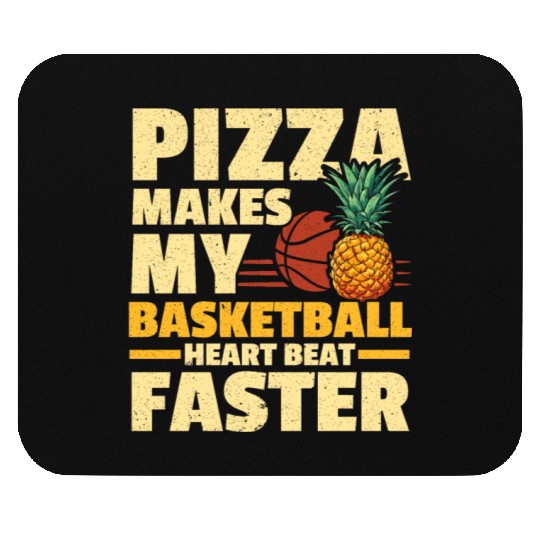 Pineapple Basketball Tropical Fruit Summer Sport Mouse Pads