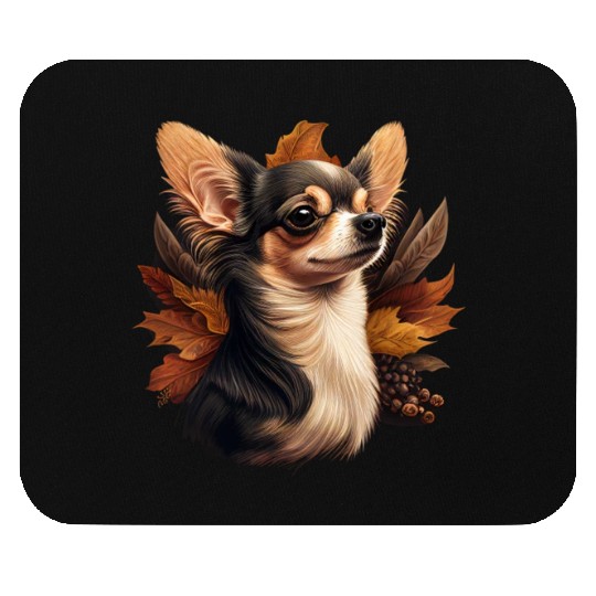 Chihuahua | Thanksgiving Day Farmer Food Autumn Mouse Pads