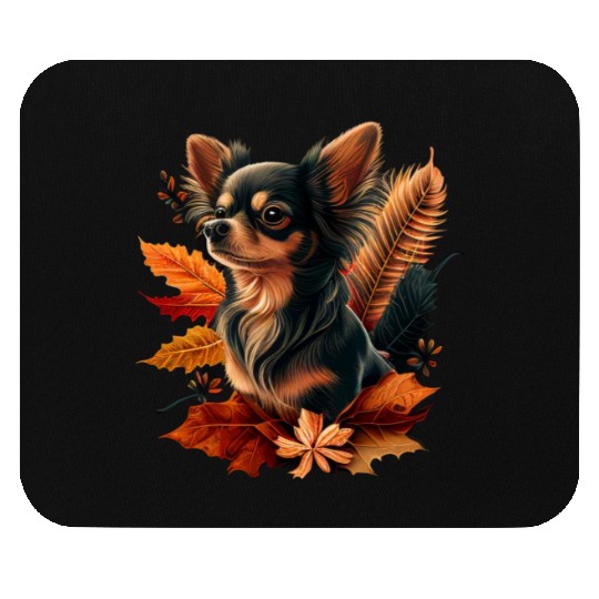 Chihuahua | Thanksgiving Day Farmer Food Autumn Mouse Pads