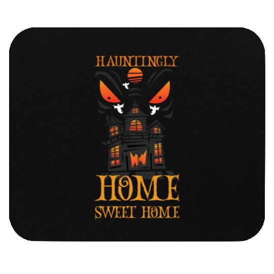 Horror Paranormal Haunted House Spooky Halloween Mouse Pads