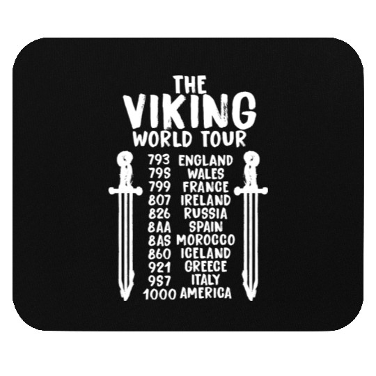 The Viking World Tour Mouse Pads