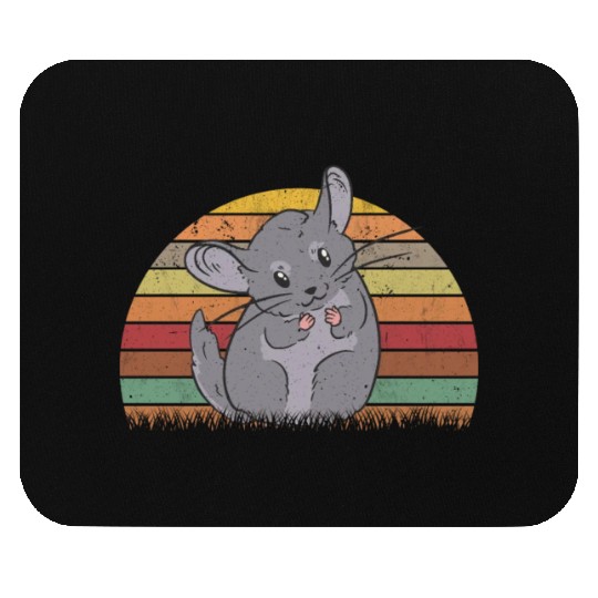 Chinchilla Retro Cotton Mouse Vintage Mouse Pads
