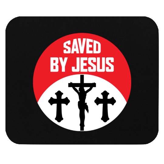 Saved By Jesus Love Jesus Christian Christmas Mouse Pads
