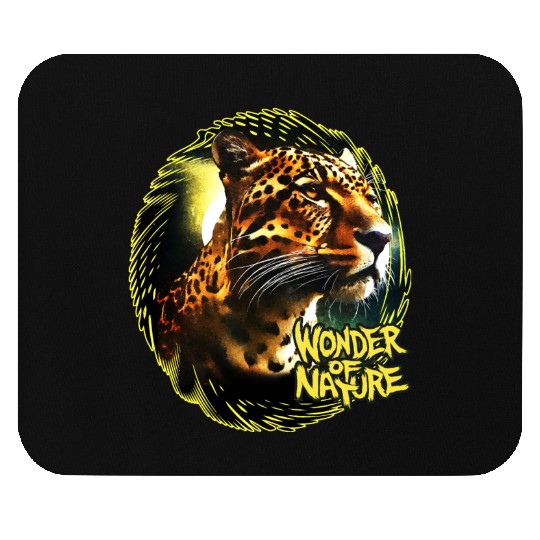 Moonlit Jaguar Mouse Pads