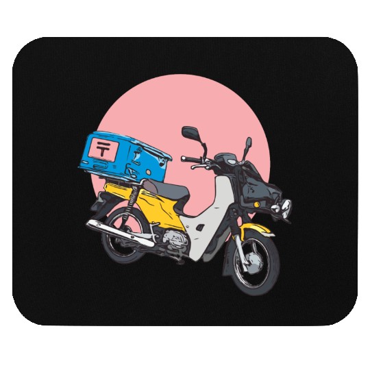 colorful motorcycle Mouse Pads