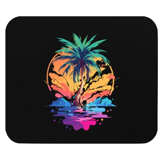 Palm Tree Paradise Mouse Pads