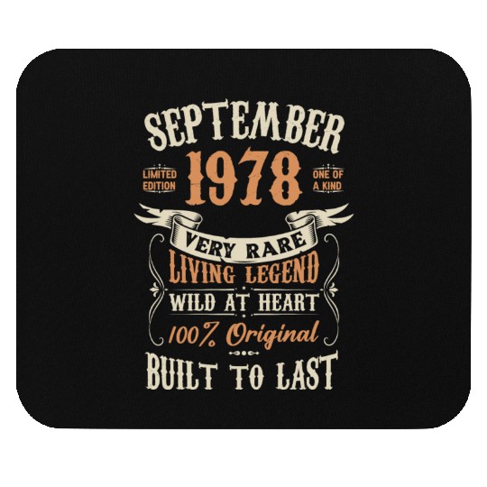 September 1978 Birthday Surprise Mouse Pads