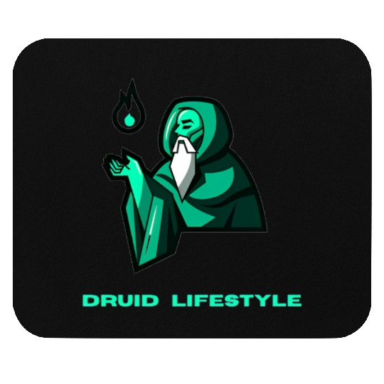 druid lifestyle Mouse Pads