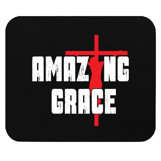 Amazing Grace Love Jesus Christian Christmas Mouse Pads