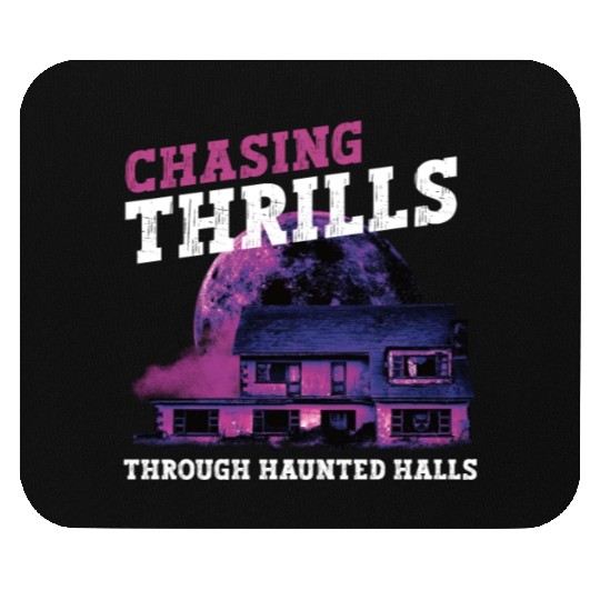 Horror Paranormal Haunted House Spooky Halloween Mouse Pads
