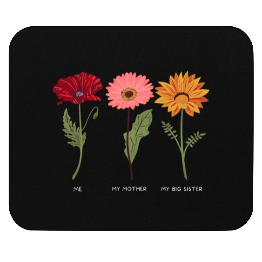Big sister and mom and me Mouse Pads