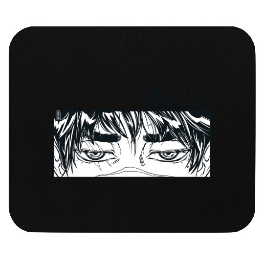 Warrior Manga Panel Mouse Pads