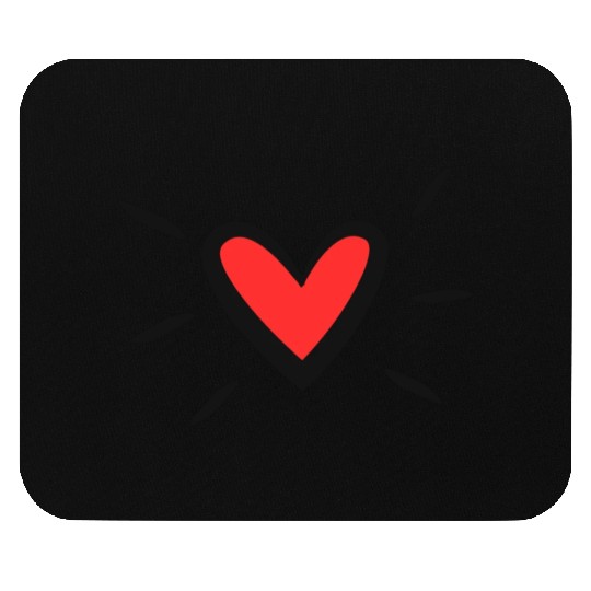 Heart, Beating Heart, Big Hear, Love Heart Mouse Pads