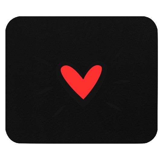 Heart, Beating Heart, Big Hear, Love Heart Mouse Pads