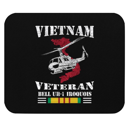 UH1 Vietnam Veteran Mouse Pads