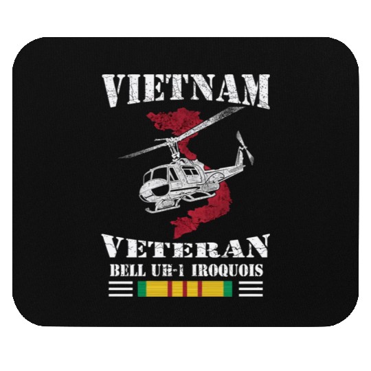 UH1 Vietnam Veteran Mouse Pads