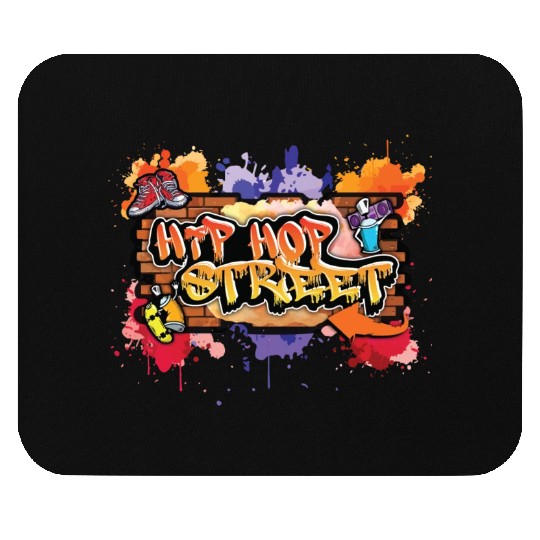 Hip Hop Street With Abstract Background Mouse Pads