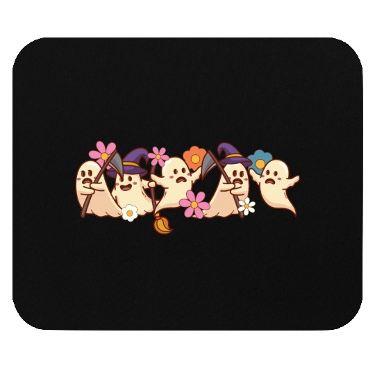 Halloween Spooky Season Boo Ghost Witch Grim Mouse Pads