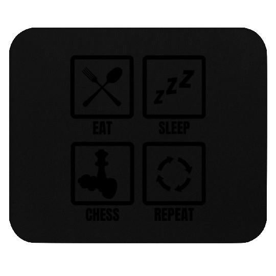 Chess Player Daily Routine Mouse Pads