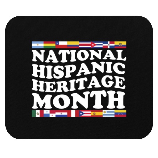 Hispanic Heritage Month National Latino Countries Mouse Pads