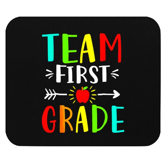 Team First Grade Student Teacher Team Funny Back Mouse Pads