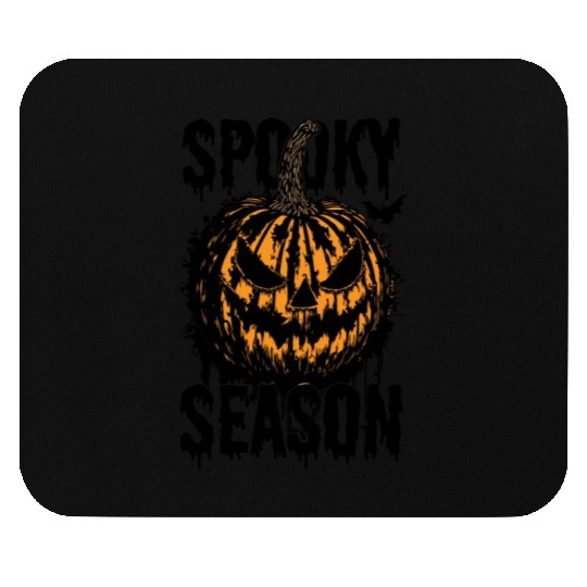 Halloween Jack O Lantern Spooky Season Mouse Pads