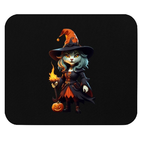Wicked little witch Mouse Pads