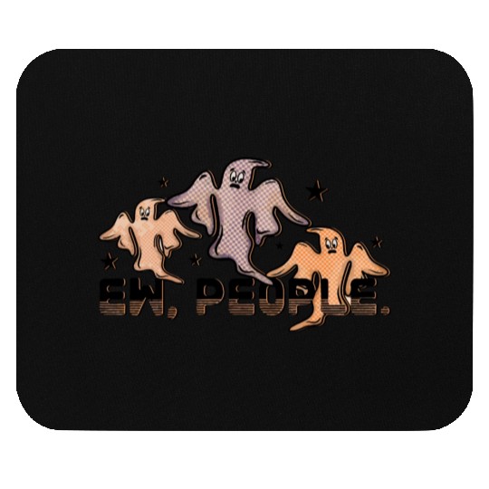 Ew People Ghost Halloween Mouse Pads