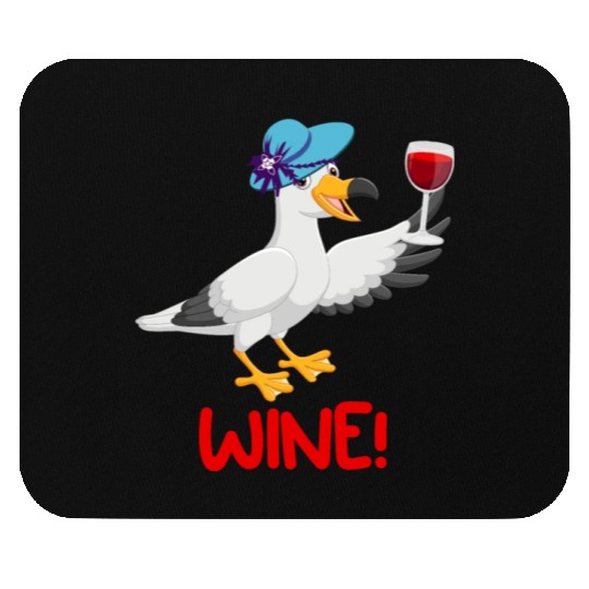 Seagull Mouse Pads Wine Lover North German Seagulls