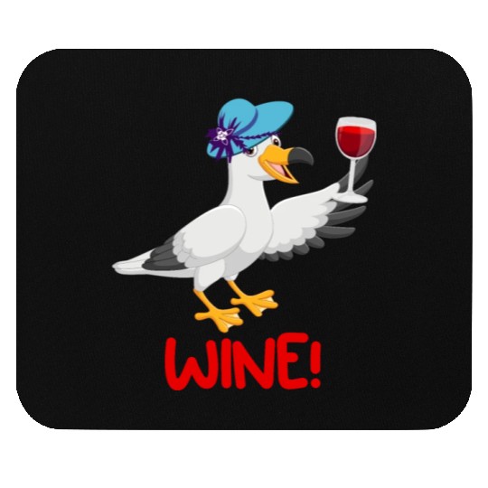 Seagull Mouse Pads Wine Lover North German Seagulls