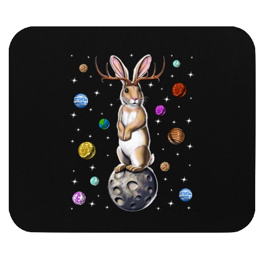Jackalope Rabbit Mouse Pads