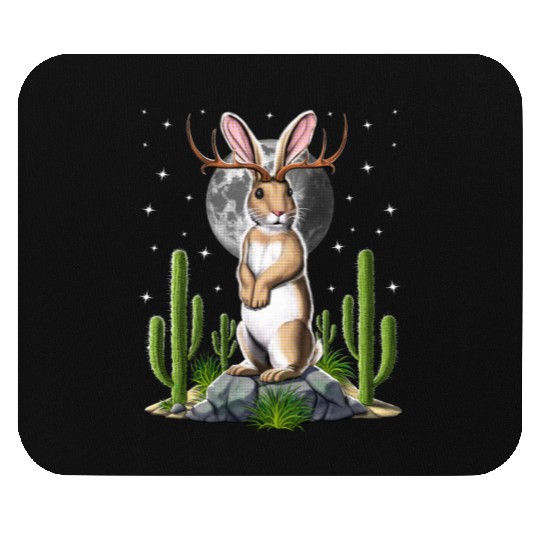 Jackalope Rabbit Mouse Pads