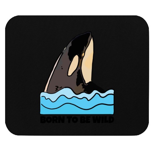 Born to Be Wild: Playful Orca Design Mouse Pads