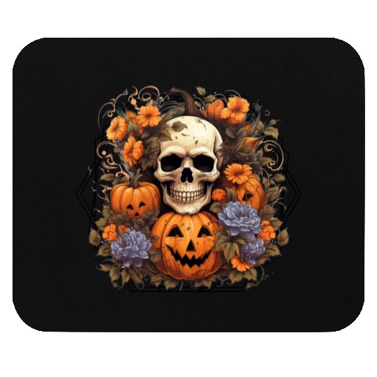 Indie skull design Halloween Gift Mouse Pads