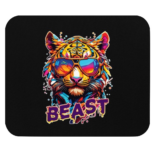Beast Tiger1 Mouse Pads