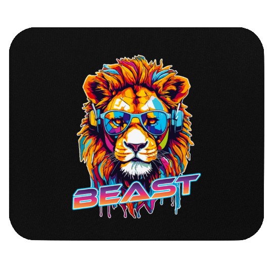 Beast Lion Mouse Pads