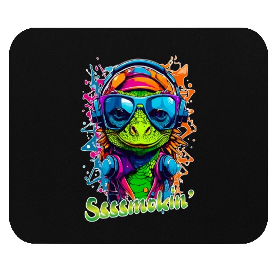 Smokin Lizard Mouse Pads
