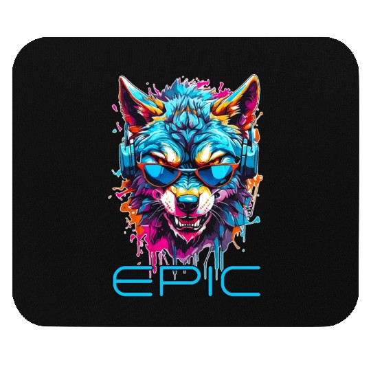 Epic Wolf Mouse Pads