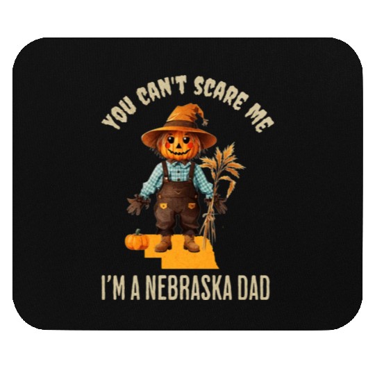 I’m a Nebraska Dad Halloween Fall Autumn Mouse Pads