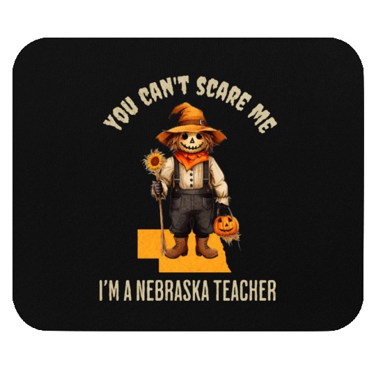 I’m a Nebraska Teacher Halloween Fall Autumn Mouse Pads