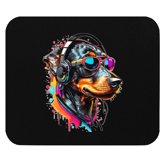 Cool Dachshund Mouse Pads